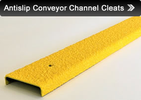 Antislip Conveyor Channel Cleats